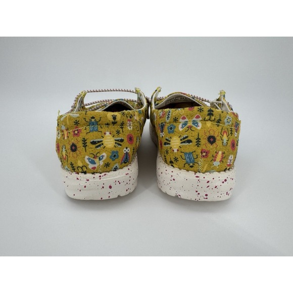 Hey‎ Dude NWT Girls Wendy Youth K 13 Bugs Yellow Slip-on Shoes Sneakers 32 - Picture 7 of 13